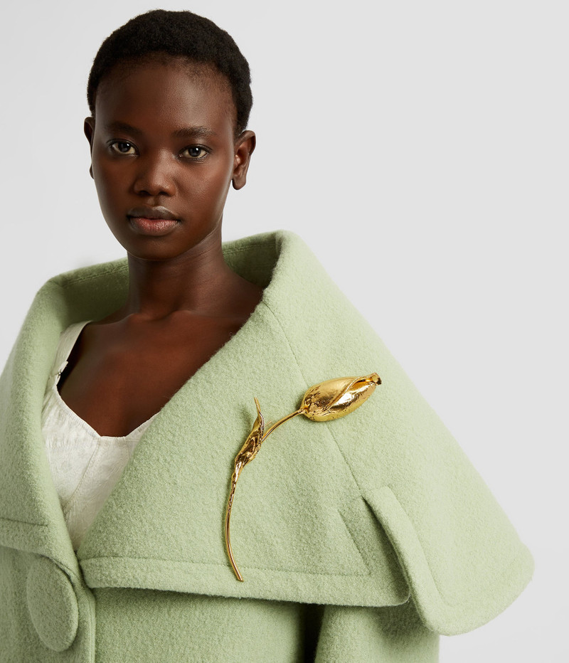 Erdem FLOWER BUD BROOCH outlook