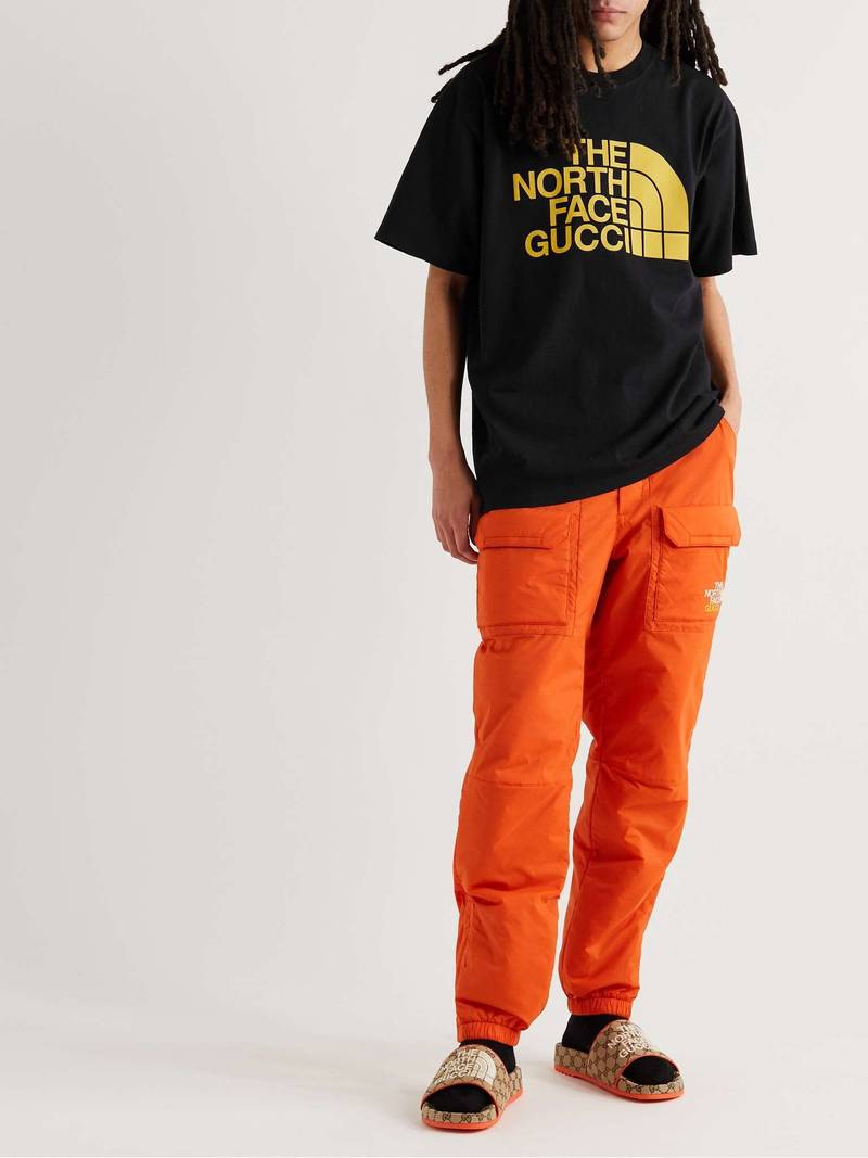GUCCI + The North Face Logo-Print Cotton-Jersey T-Shirt outlook