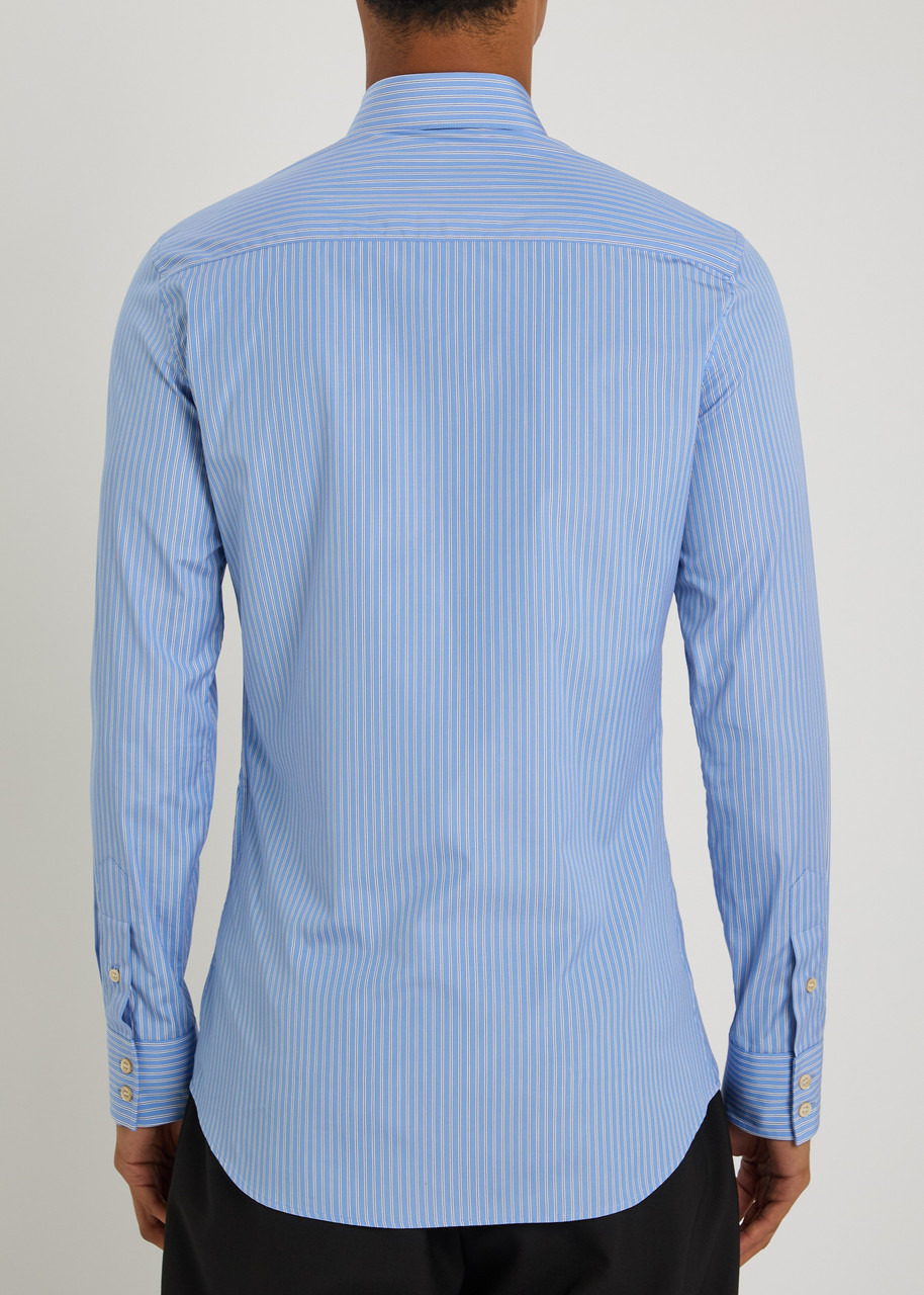 Valentino Garavani Striped Cotton-poplin Shirt - 2