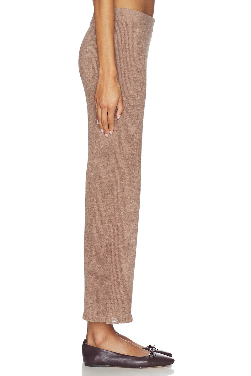 Barefoot Dreams CozyChic Ultra Lite Rib Ruffle Hem Ankle Pant outlook
