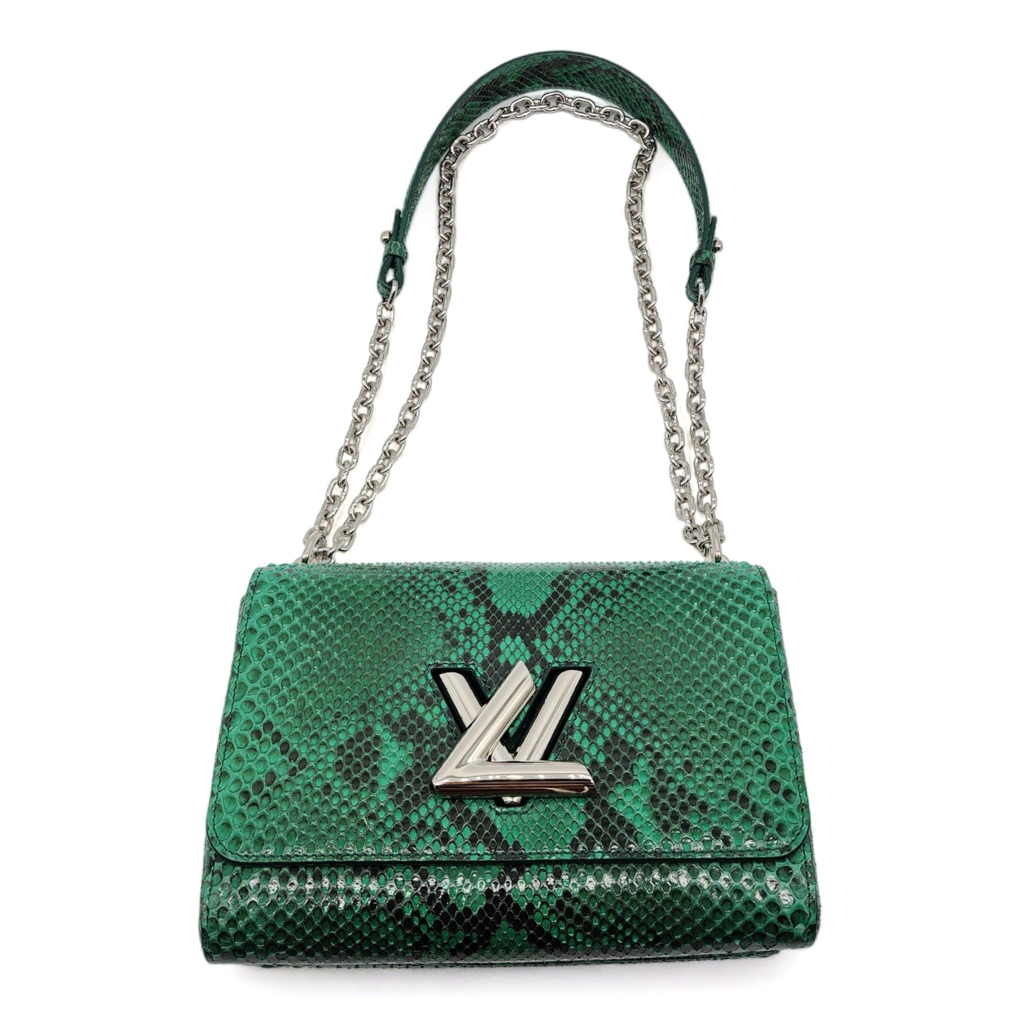 Louis Vuitton Twist MM Green Python - 5