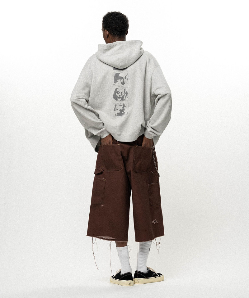 "DISTORTED Girl" Zip-up Hoodie 12