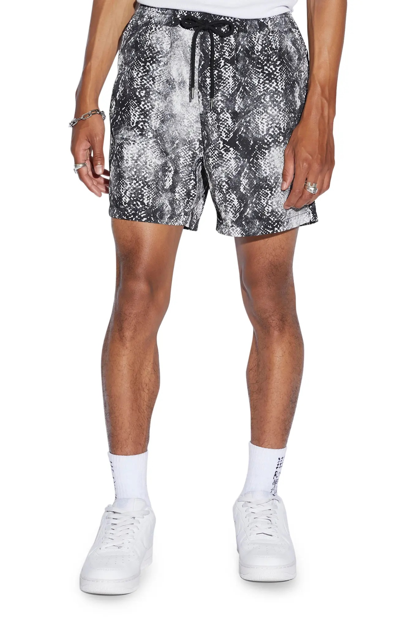 Mamba Water Resistant Drawstring Board Shorts - 1