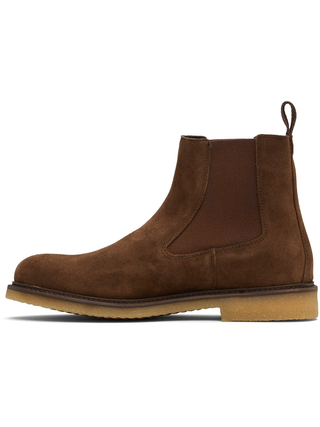 Brown Elasticated Panels Chelsea Boots - 3