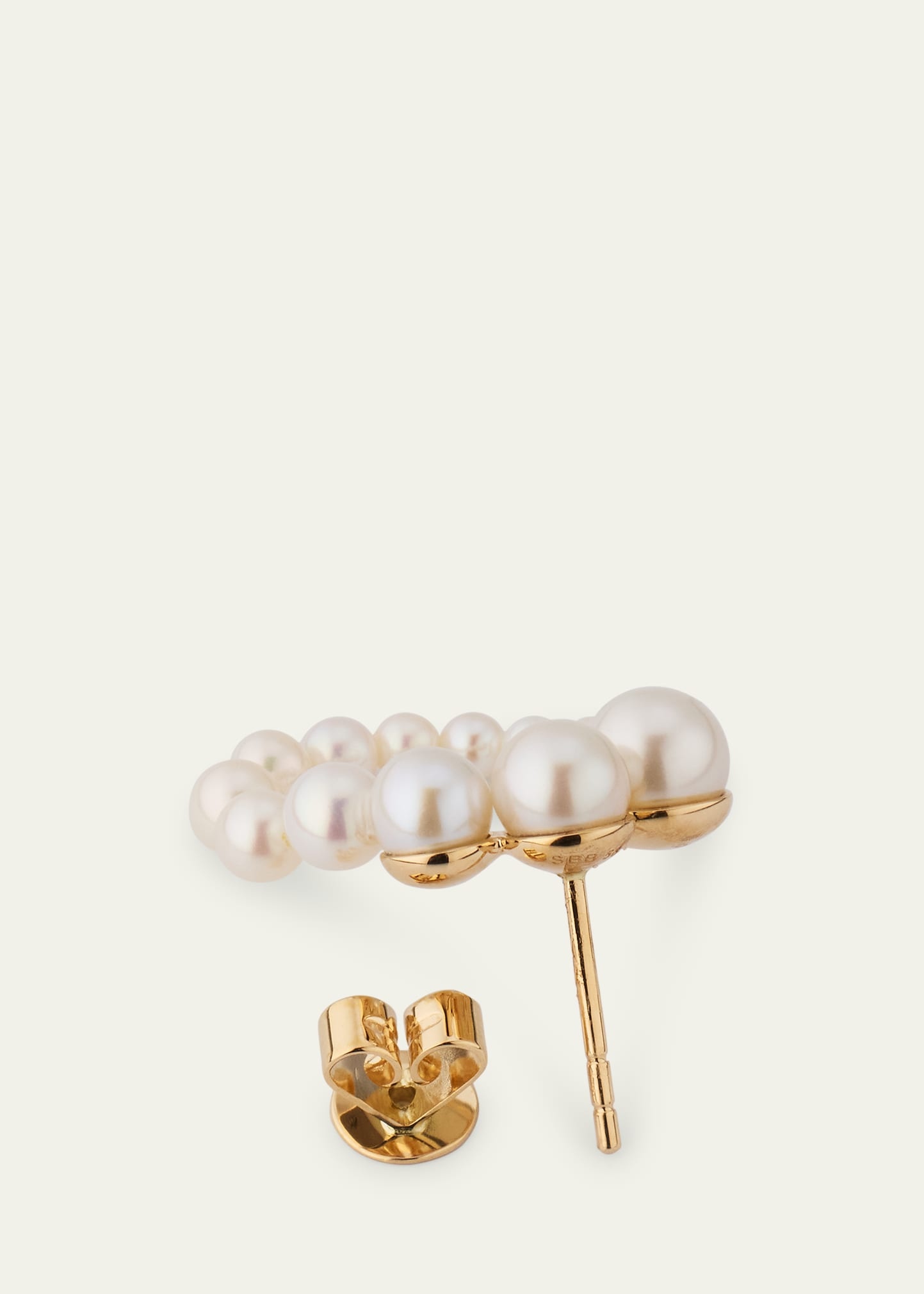 Petite Embrass de Perle Graduated Earring, Single, Right - 4