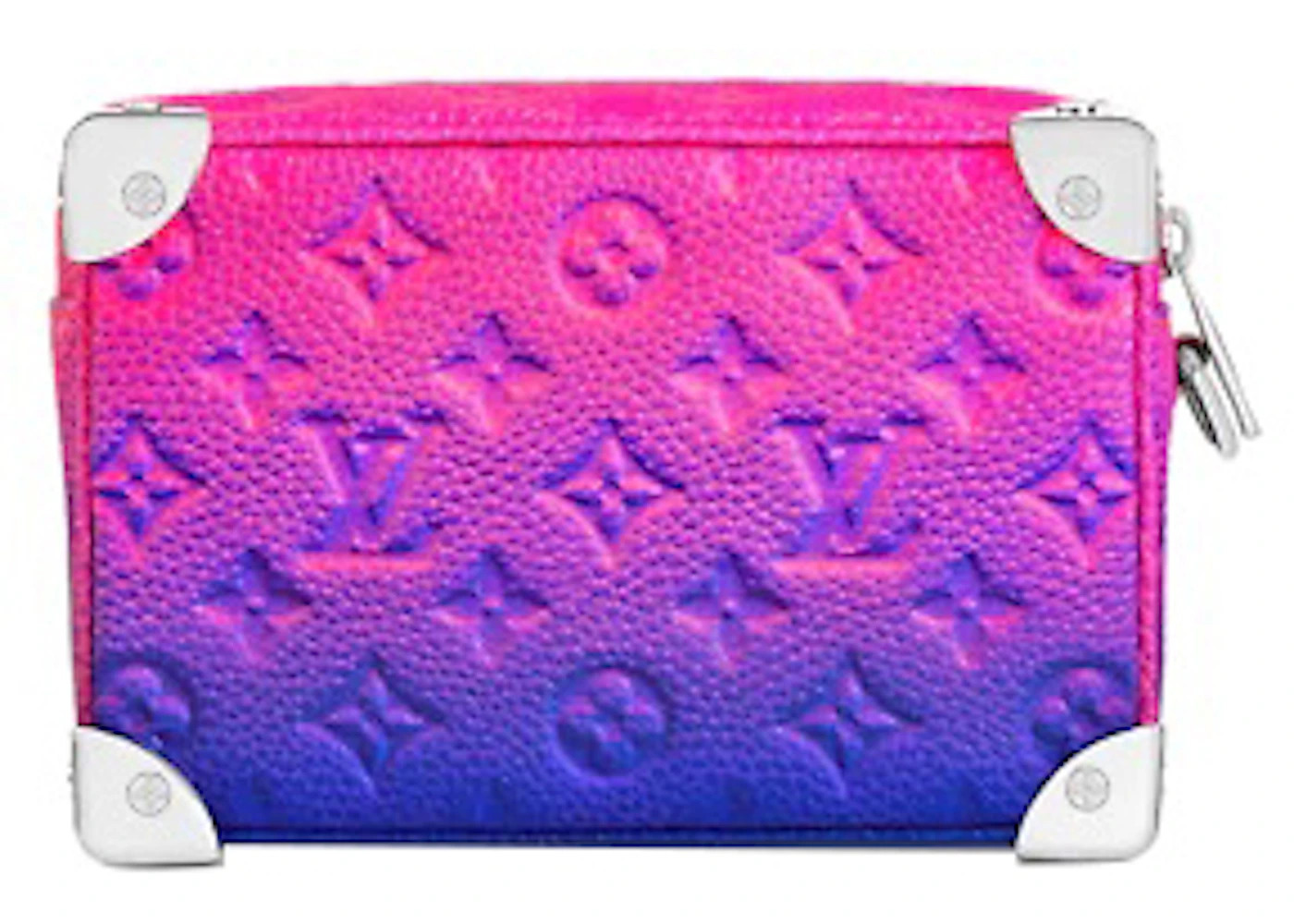 Louis Vuitton Mini Soft Trunk Taurillon Illusion Blue/Pink - 2