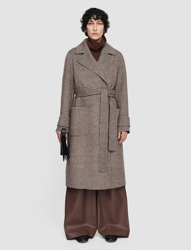 Double Face Cashmere Dogtooth Arline Coat 3