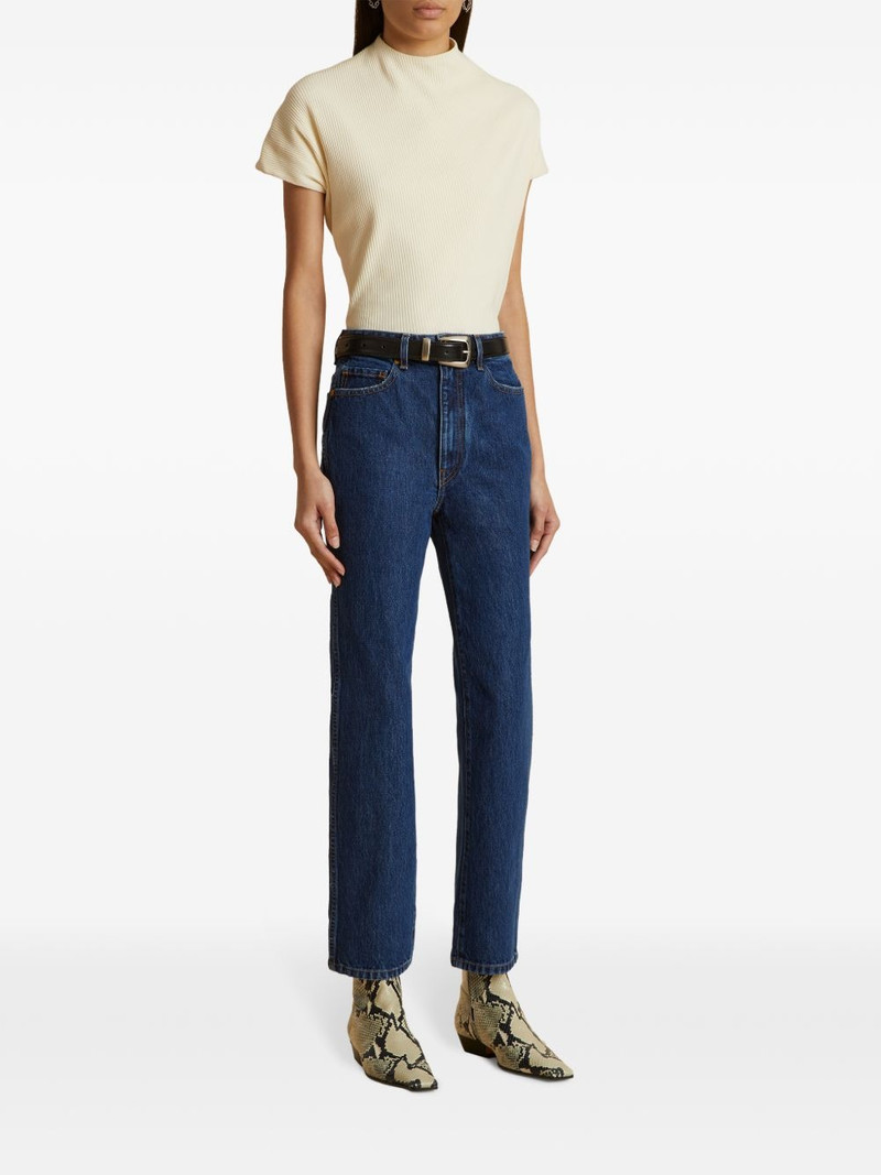 KHAITE The Abigail straight-leg jeans outlook