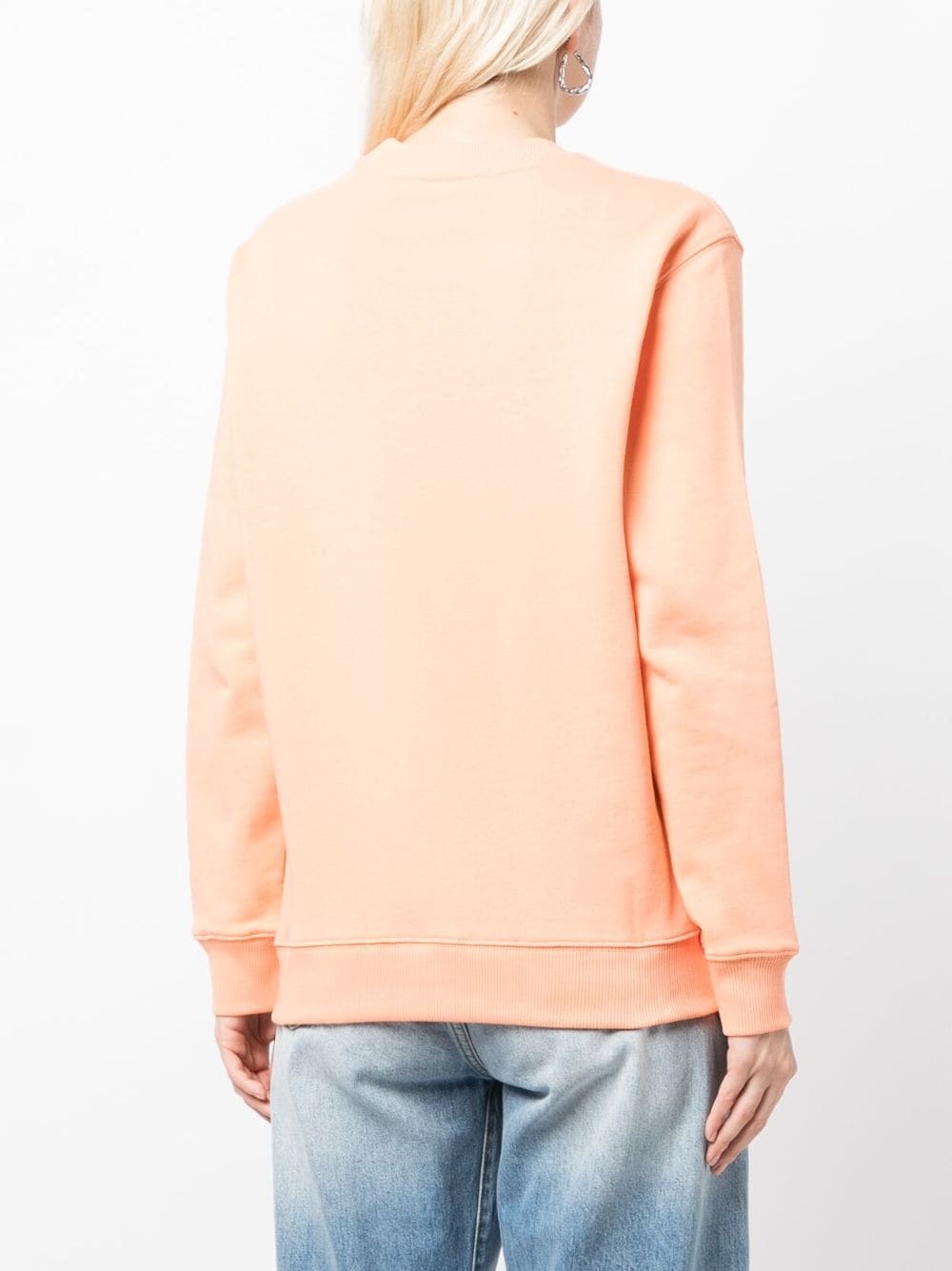logo-embroidery cotton sweatshirt - 4