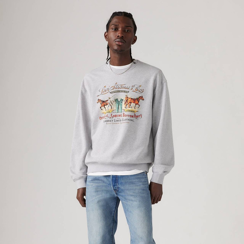 RELAXED GRAPHIC CREWNECK SWEATSHIRT 2