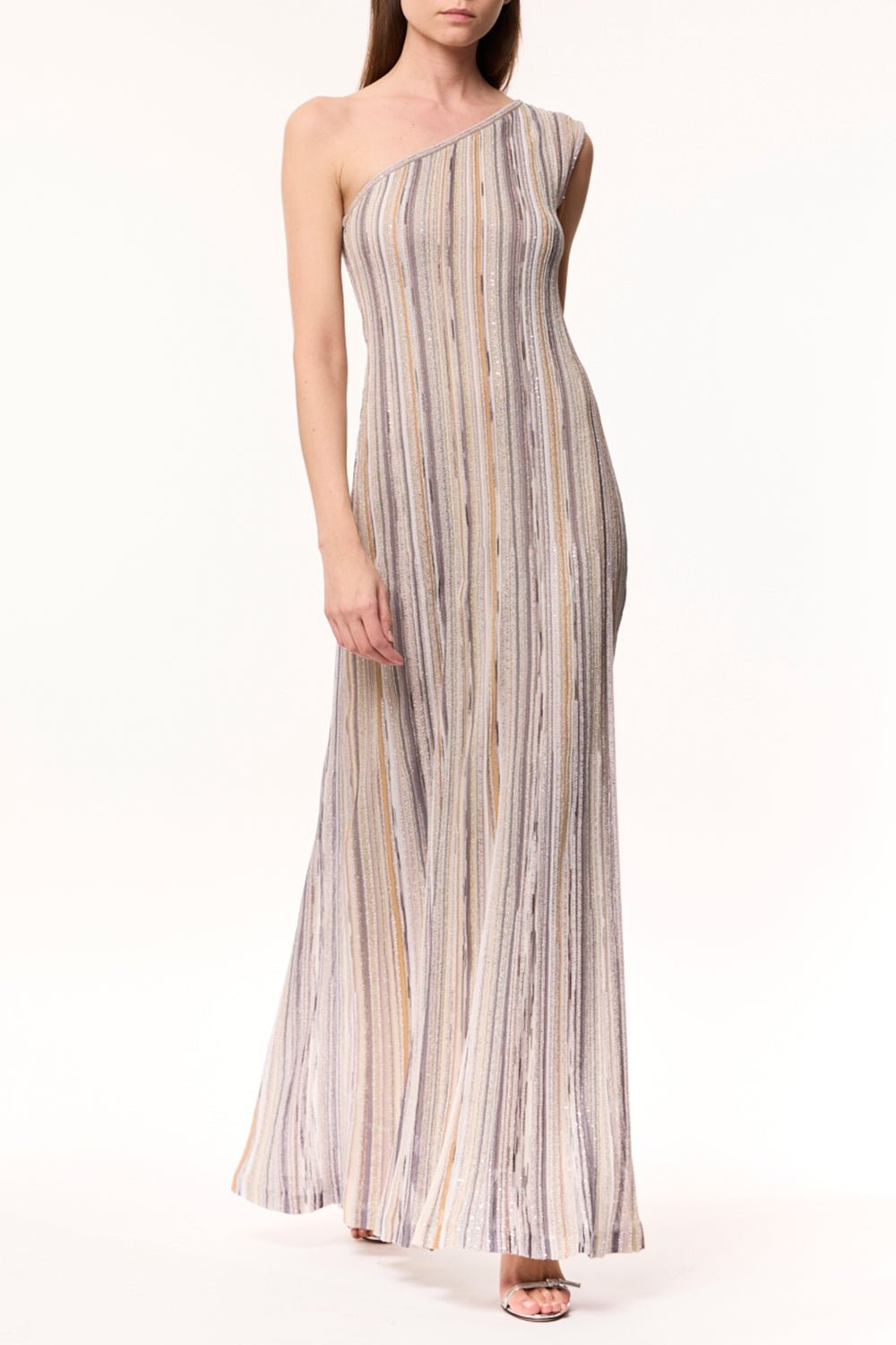 One Shoulder Long Dress - 2