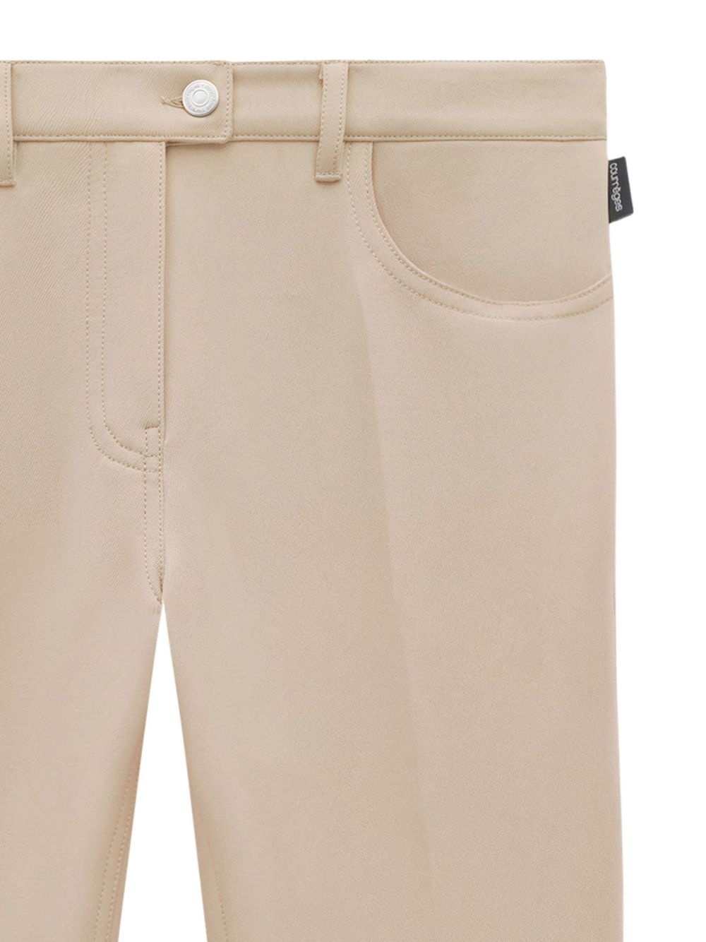 twill bootcut trousers - 2
