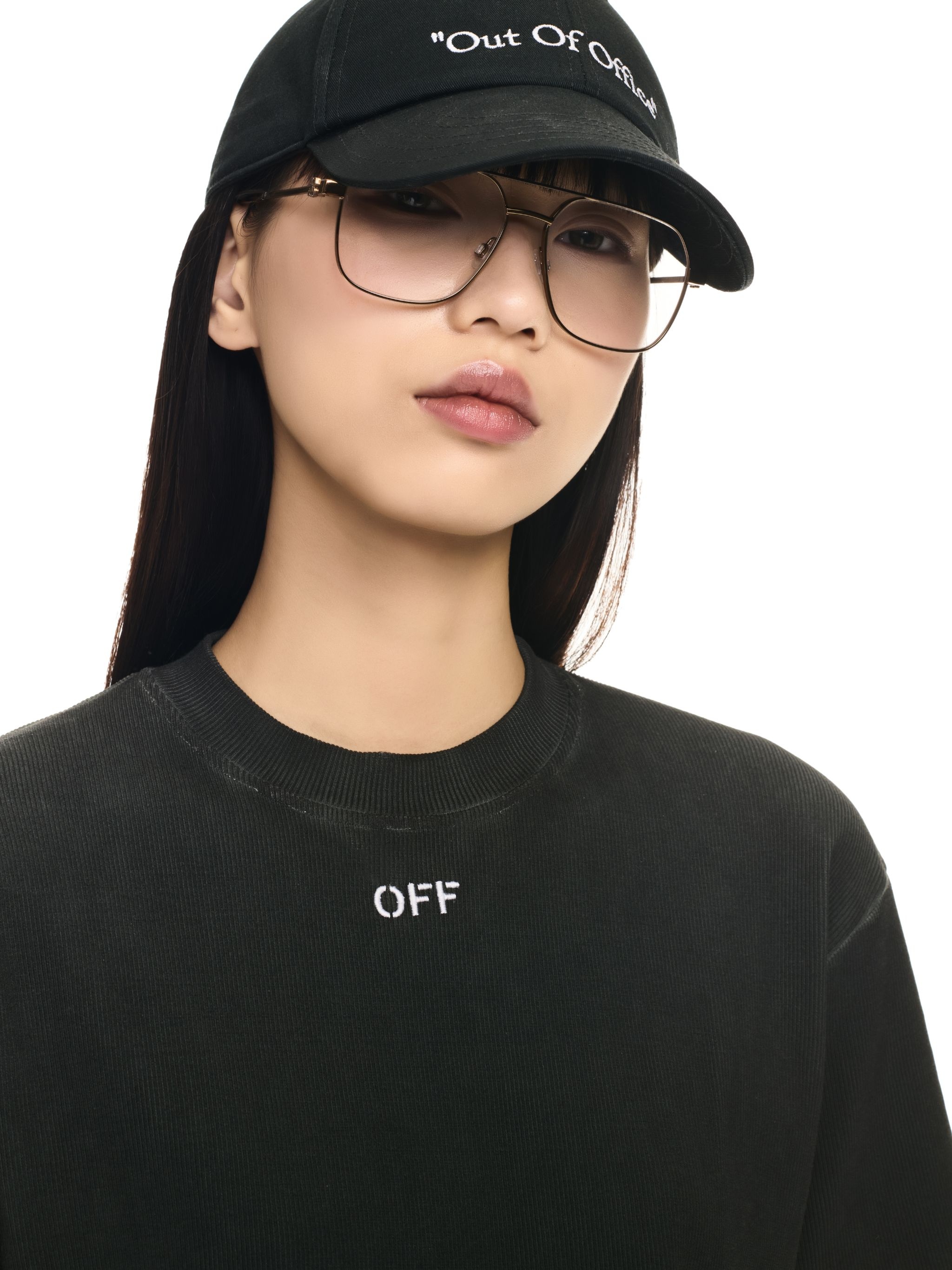 Off Stamp Rib Crop Tee - 5