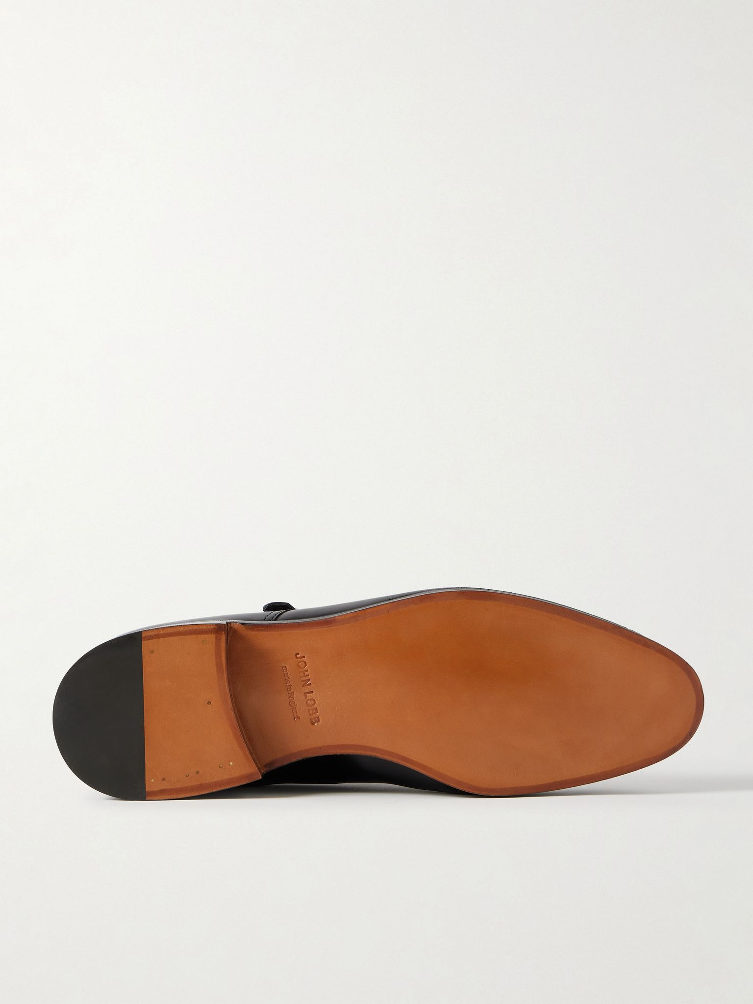 William Leather Monk-Strap Shoes Black - 3