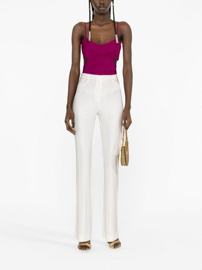 ALEXANDRE VAUTHIER flared satin trousers outlook