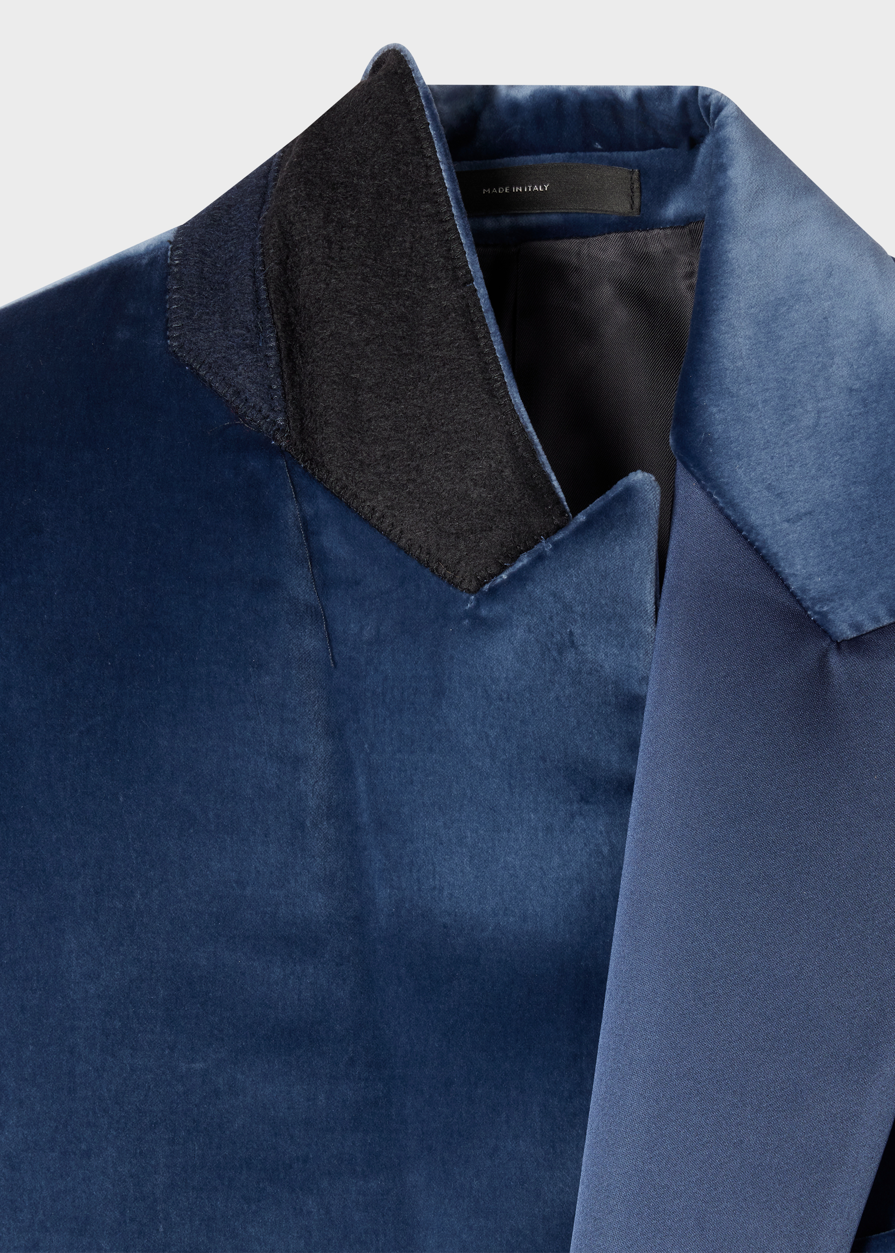 The Soho - Tailored-Fit Blue Velvet Suit - 2