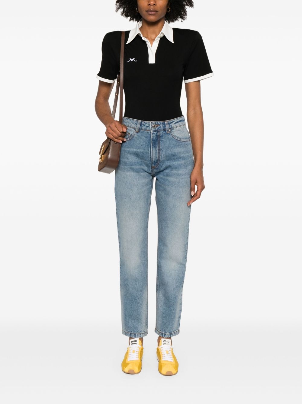 logo-patch jeans - 2