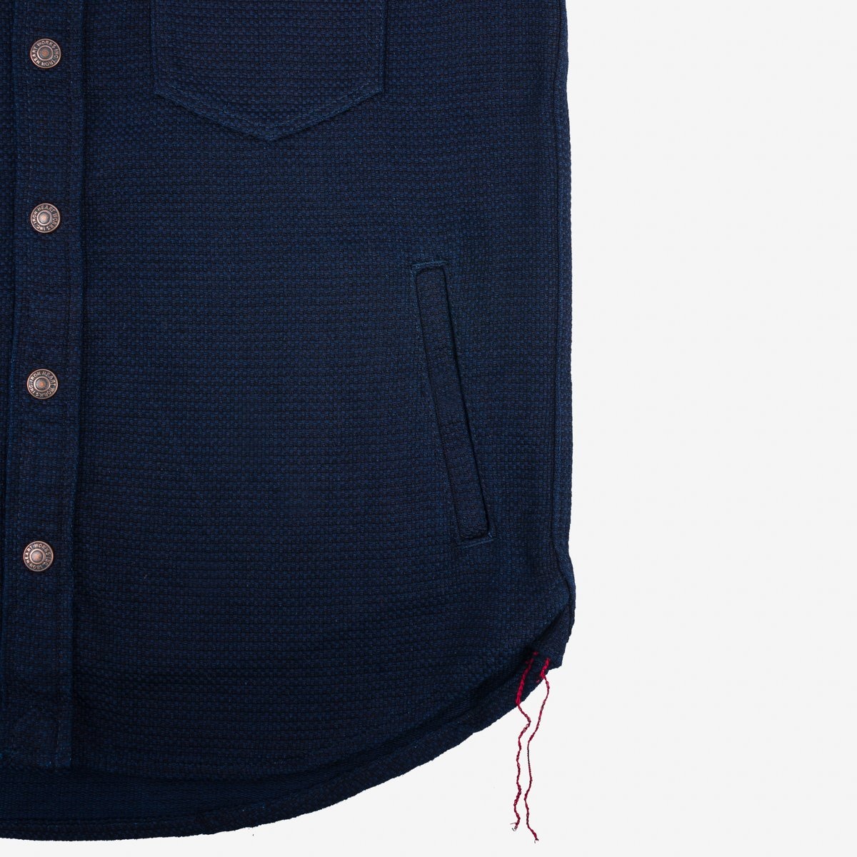 IHSH-389-IND 12oz Dobby Cloth CPO Shirt - Indigo - 12