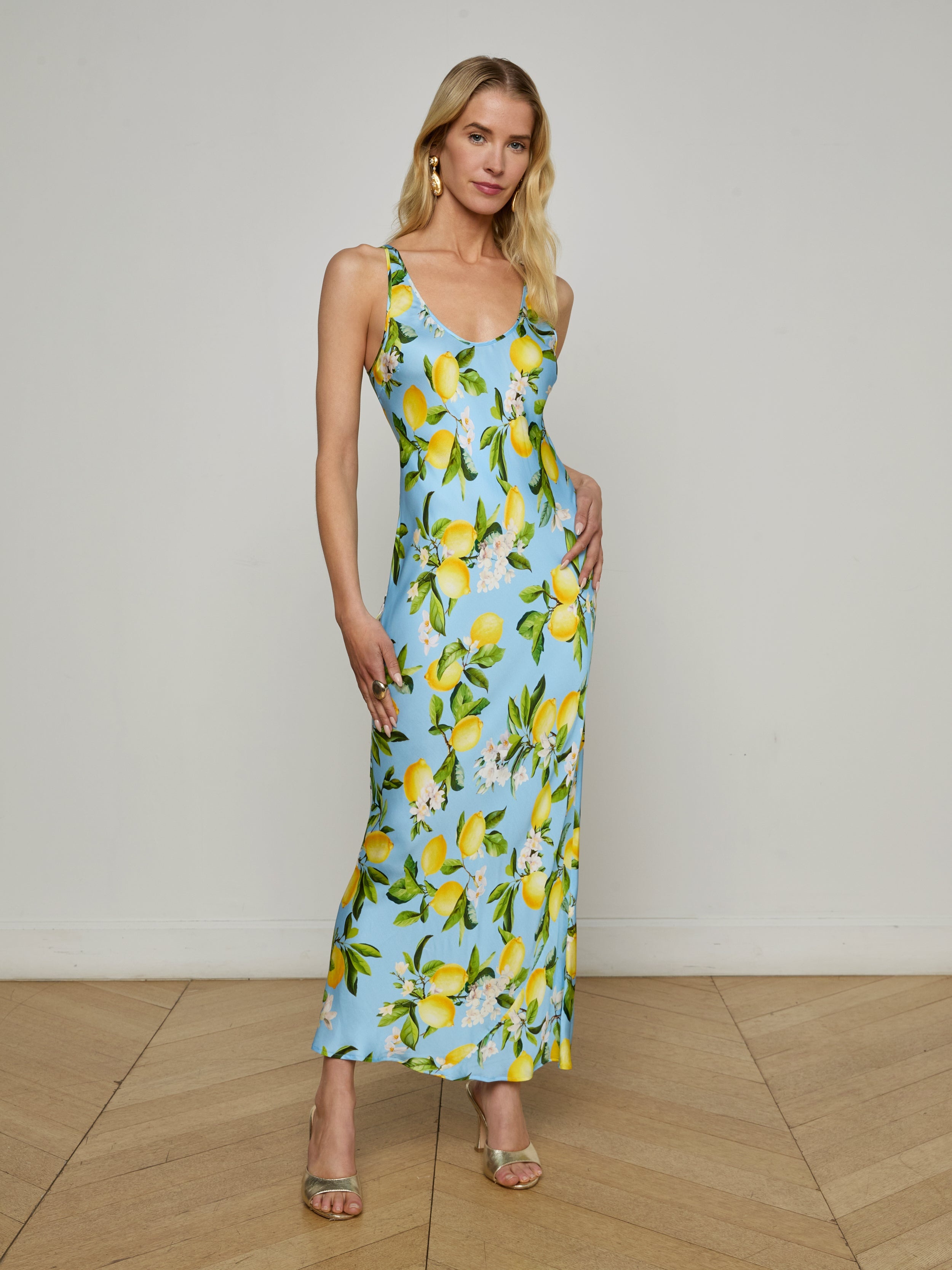 Akiya Satin Maxi Dress - 2