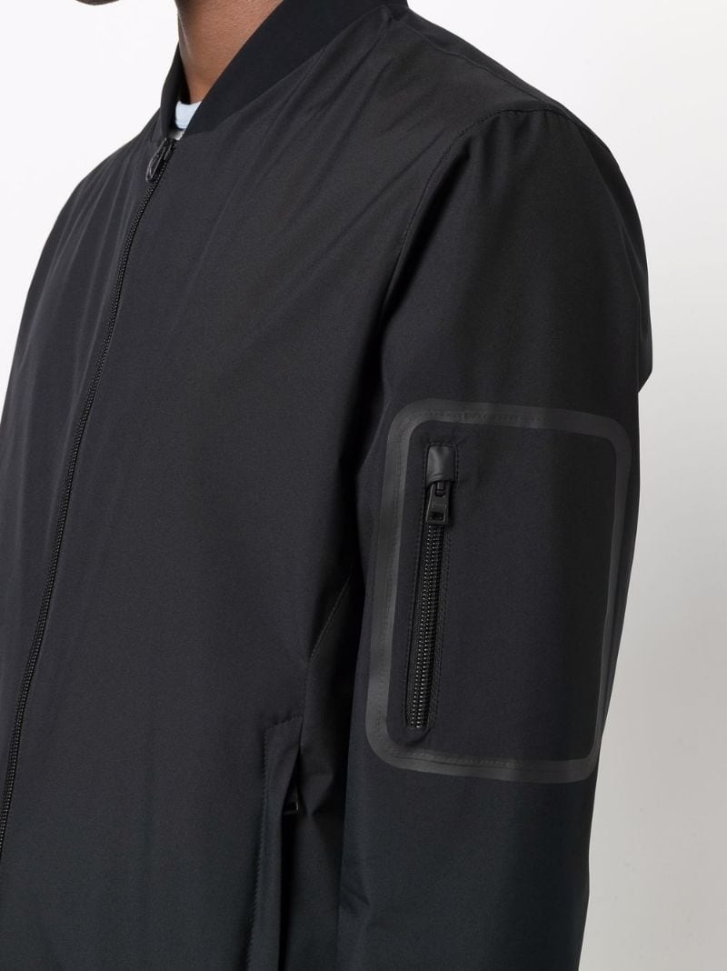 zip-pocket bomber jacket - 5
