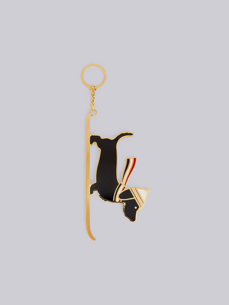 Gold Hector Ski Key Ring 3