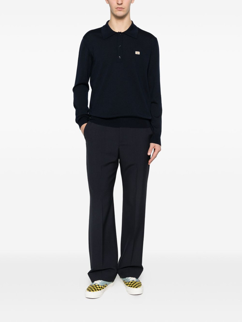 Valentino logo-plaque polo shirt outlook