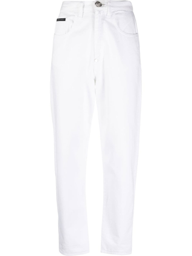 high-waisted 엄마-fit 청바지 1