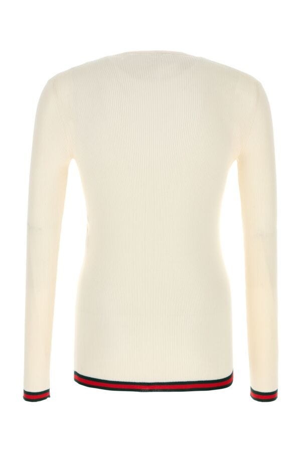 Gucci Man Ivory Silk Sweater - 2