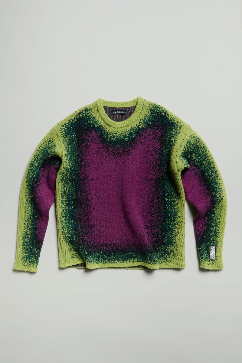 Gradient Heavy Knit Sweater 1