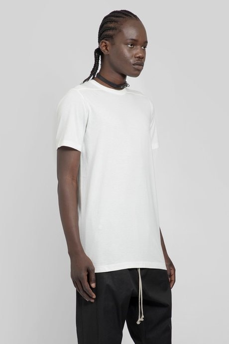 Rick owens men's milk fogachine level t in classic cotton jersey - 2