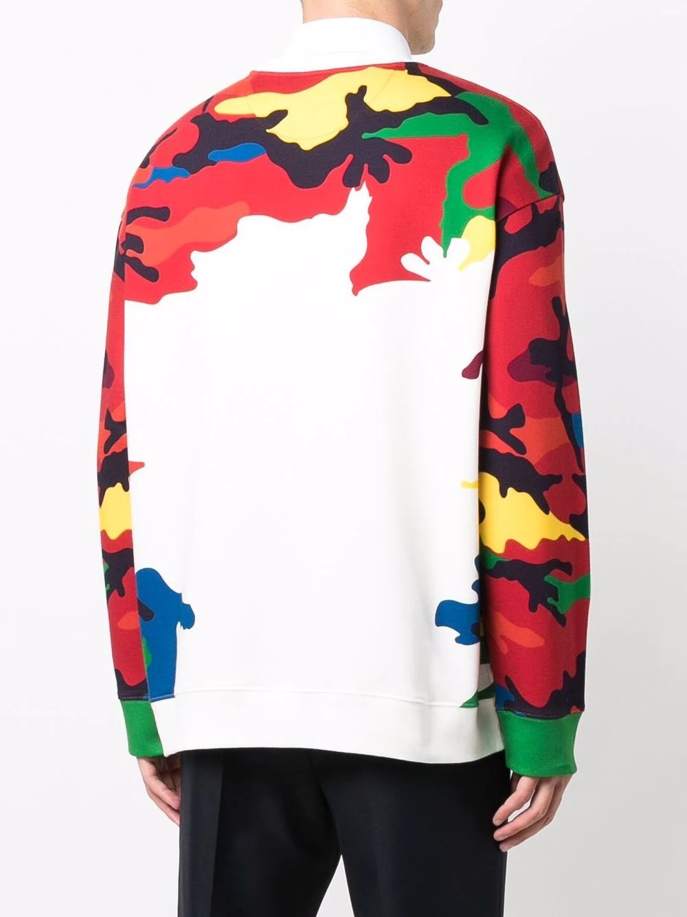 camouflage logo-print sweatshirt - 4