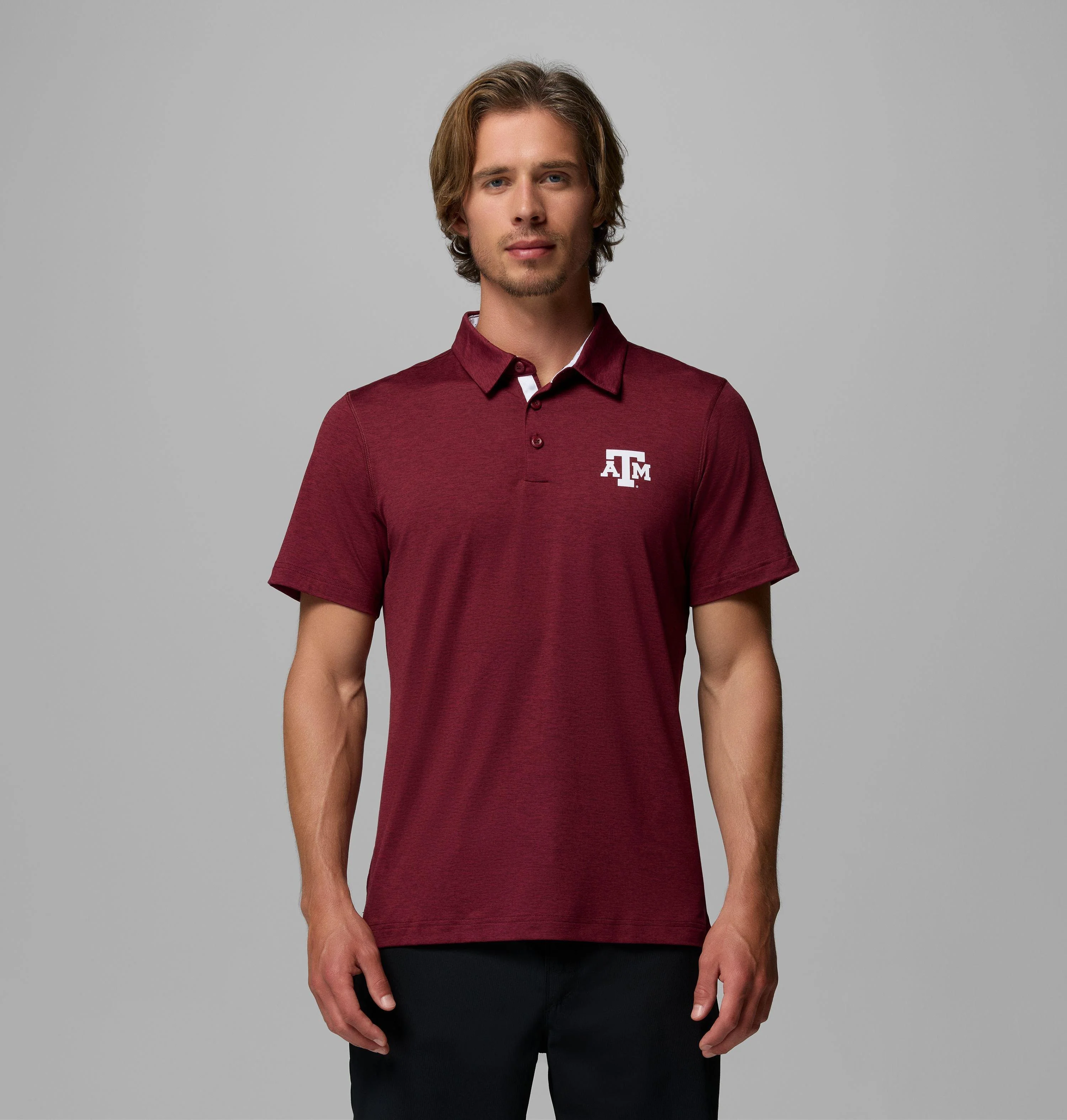 Men's Collegiate Tech Trail Polo - Texas A&M - 1