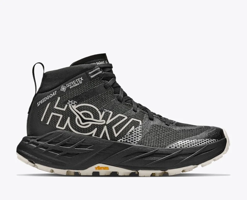 Women's Speedgoat 7 Hike GTX Shoes in Black/Alabaster - 1