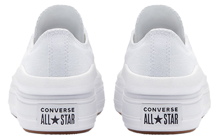 (WMNS) Converse Chuck Taylor All Star Move Low 'White' 570257C - 4