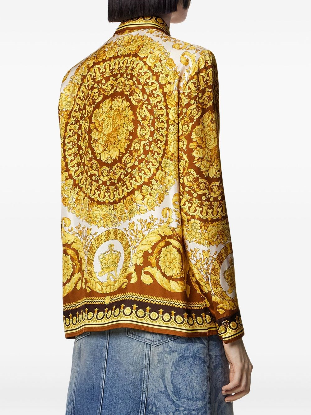Barocco silk shirt - 2