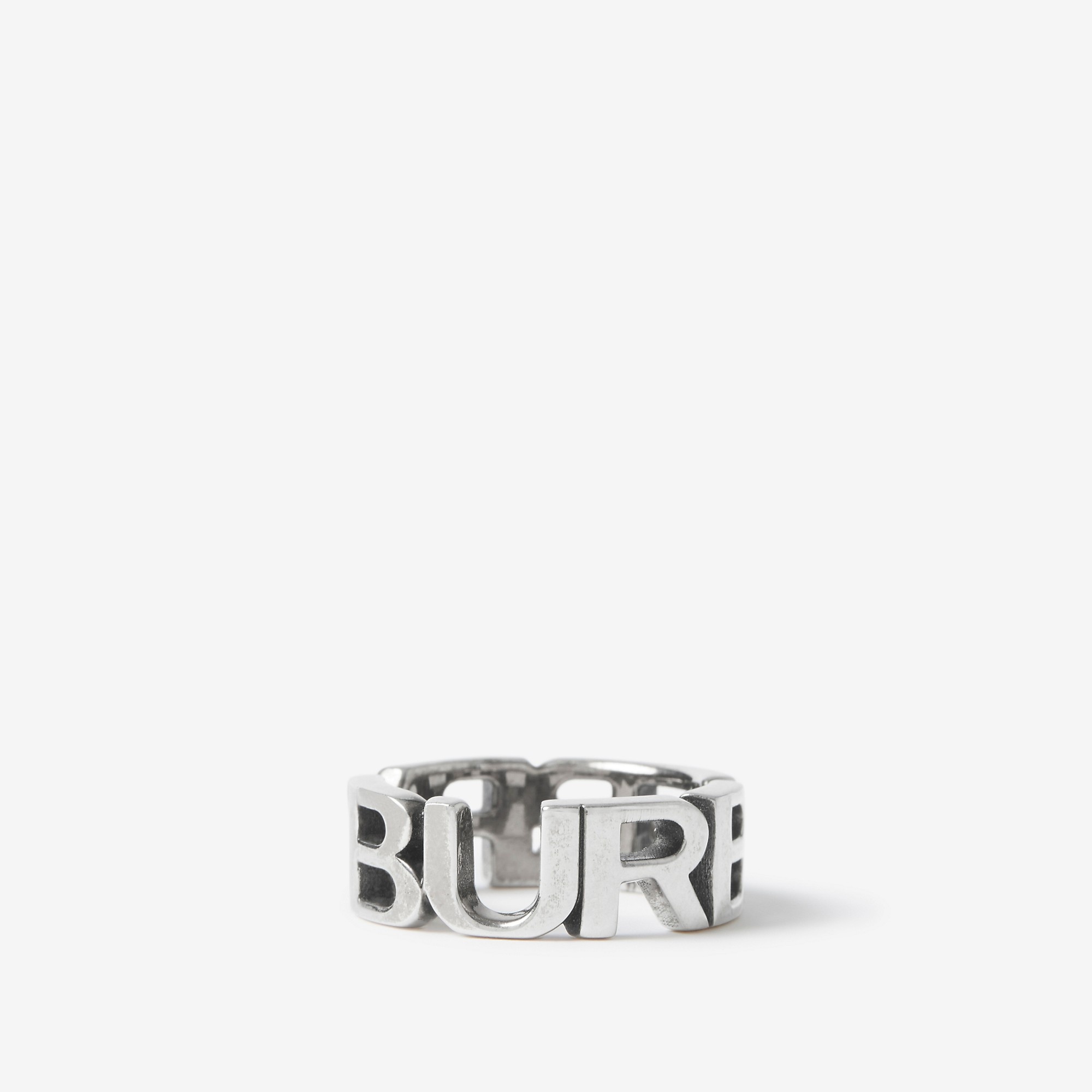 Palladium-plated Logo Ring - 1