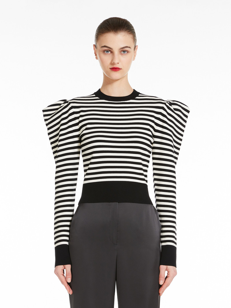 VOLPINO Striped viscose jumper 3