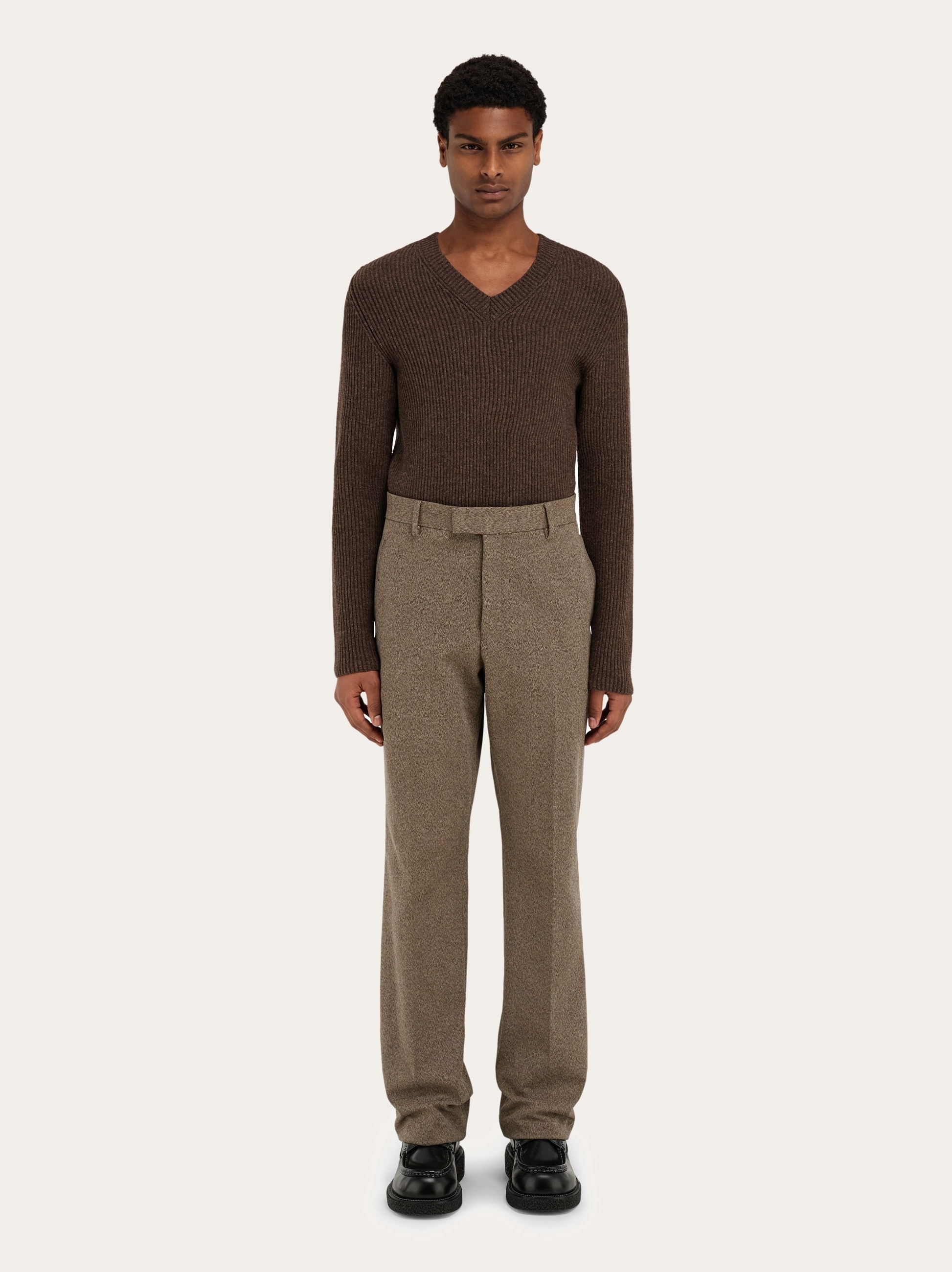 Flat front trouser - 7