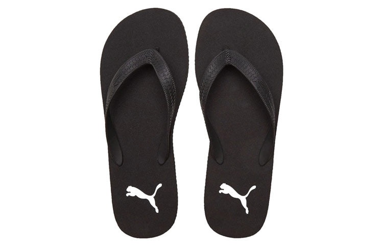 PUMA First Flip Sandals Slides Black 360252-05 - 4