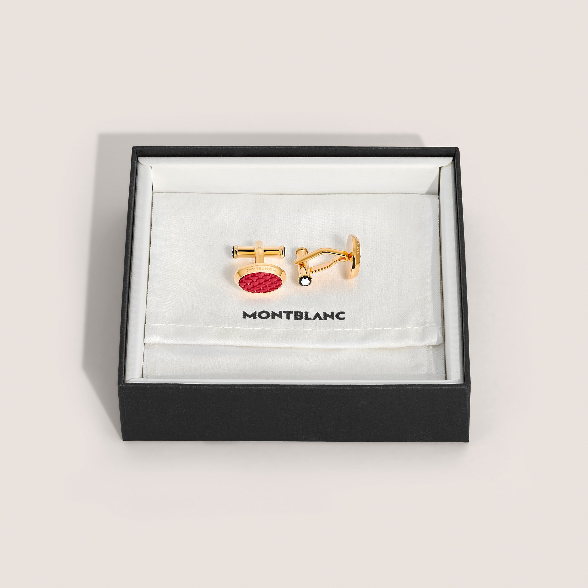 CUFFLINKS, MEISTERSTÜCK, RED LACQUER - 3