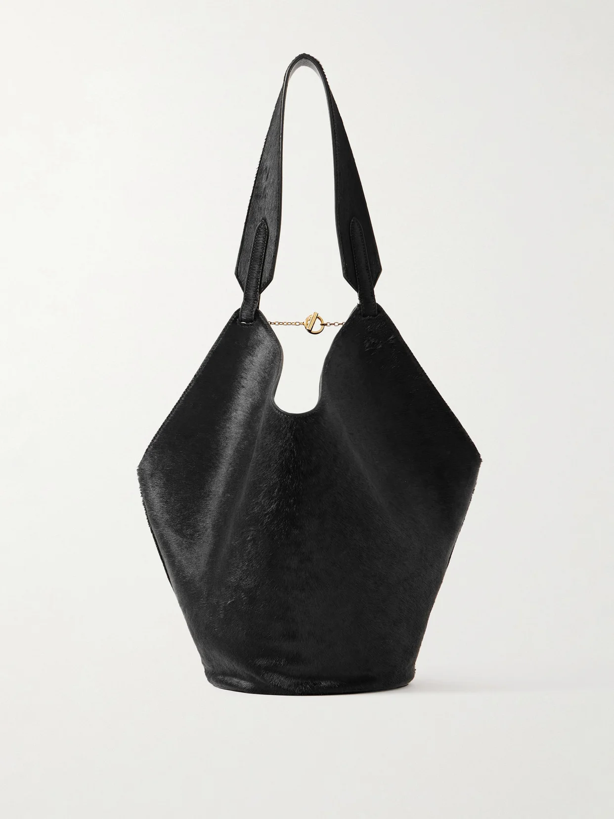 Lotus Small Leather Tote - 1