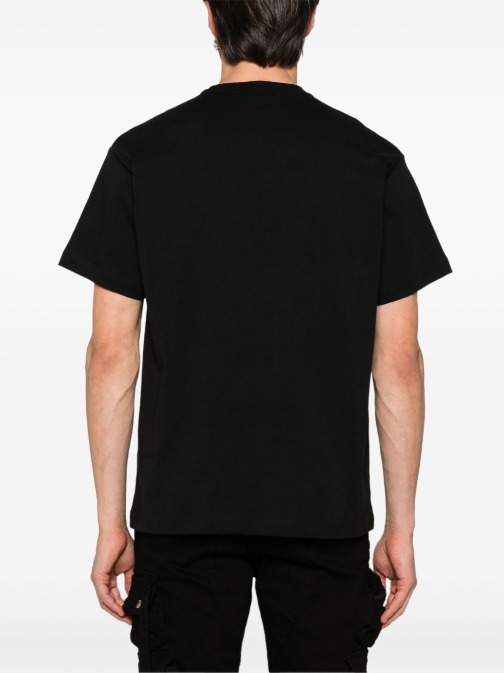Barocco-print cotton T-shirt - 4