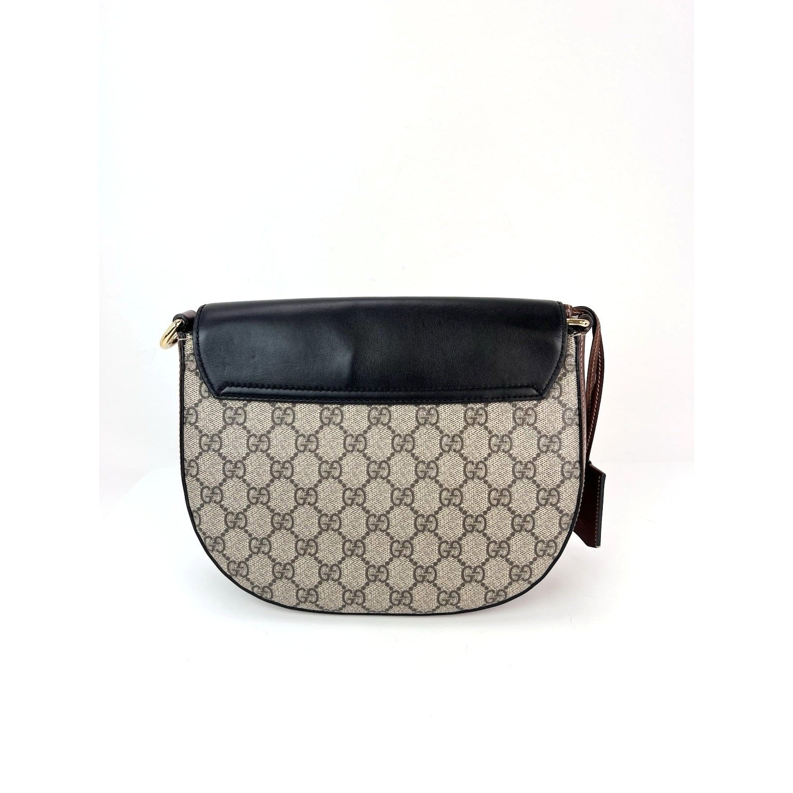 Gucci GG Supreme Web Padlock Black Messenger Shoulder Bag - 5