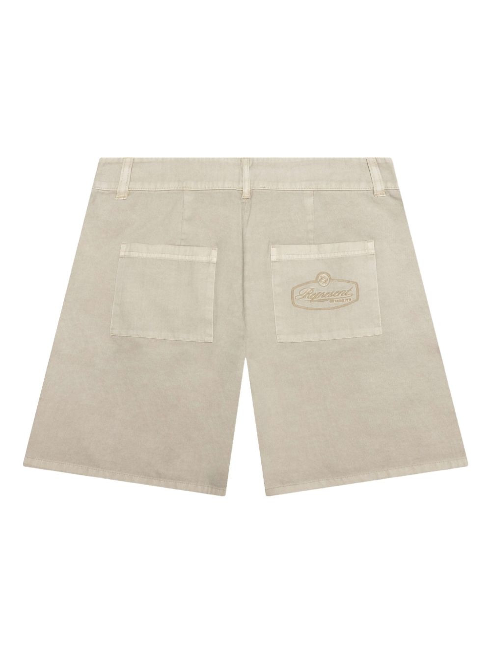embroidered-logo shorts - 2