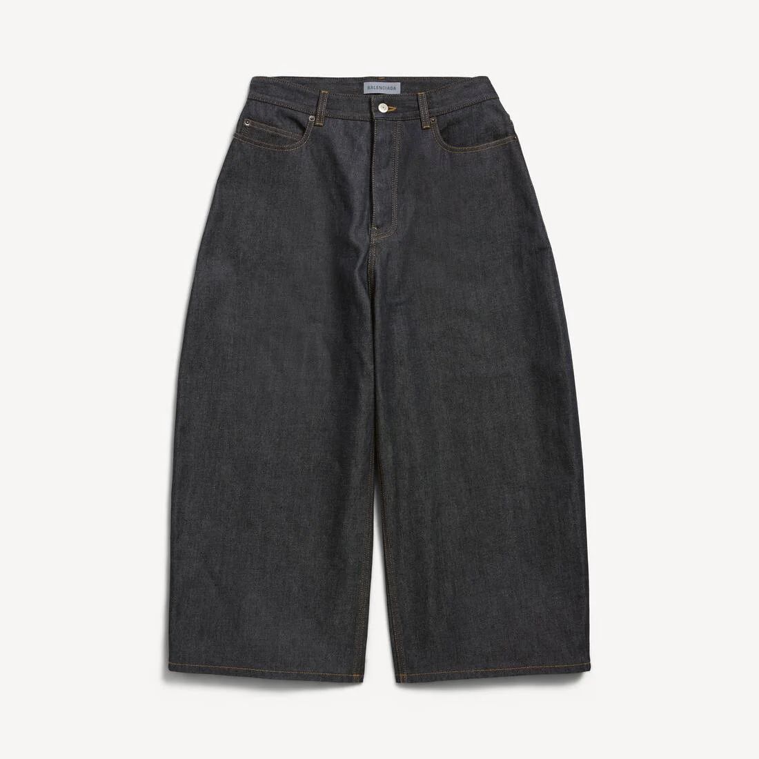 Men's Curved Jeans in Raw Indigo - 1