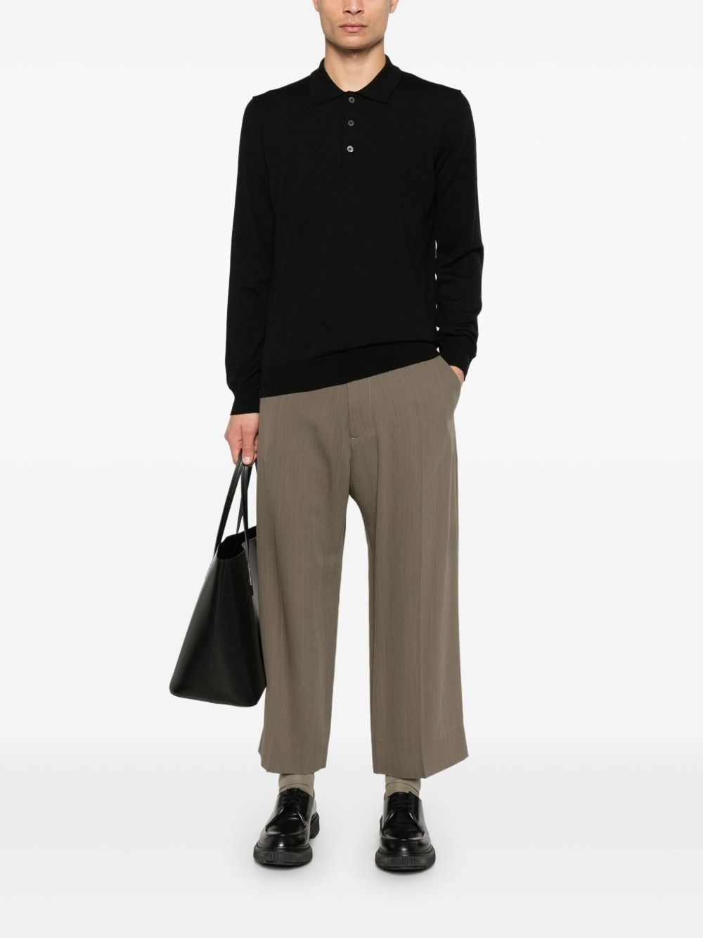 virgin wool polo shirt - 2