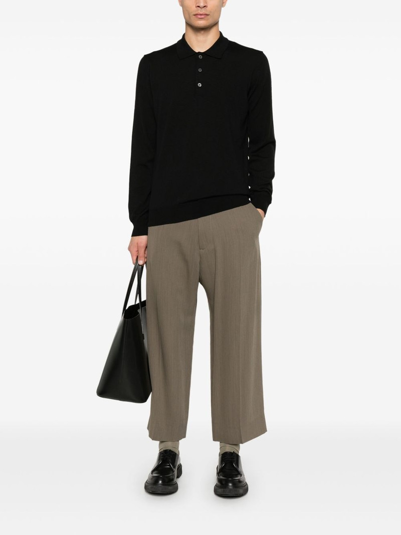CORNELIANI virgin wool polo shirt outlook