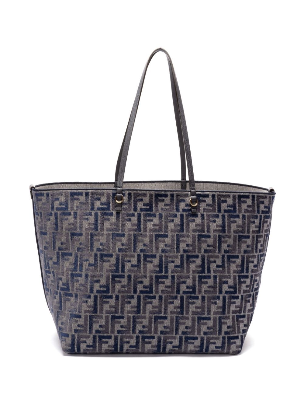 トートバッグ FENDI 'Roll Large' reversible shopping bag Light Blue Roll Large Fabric Light blue | Fendi