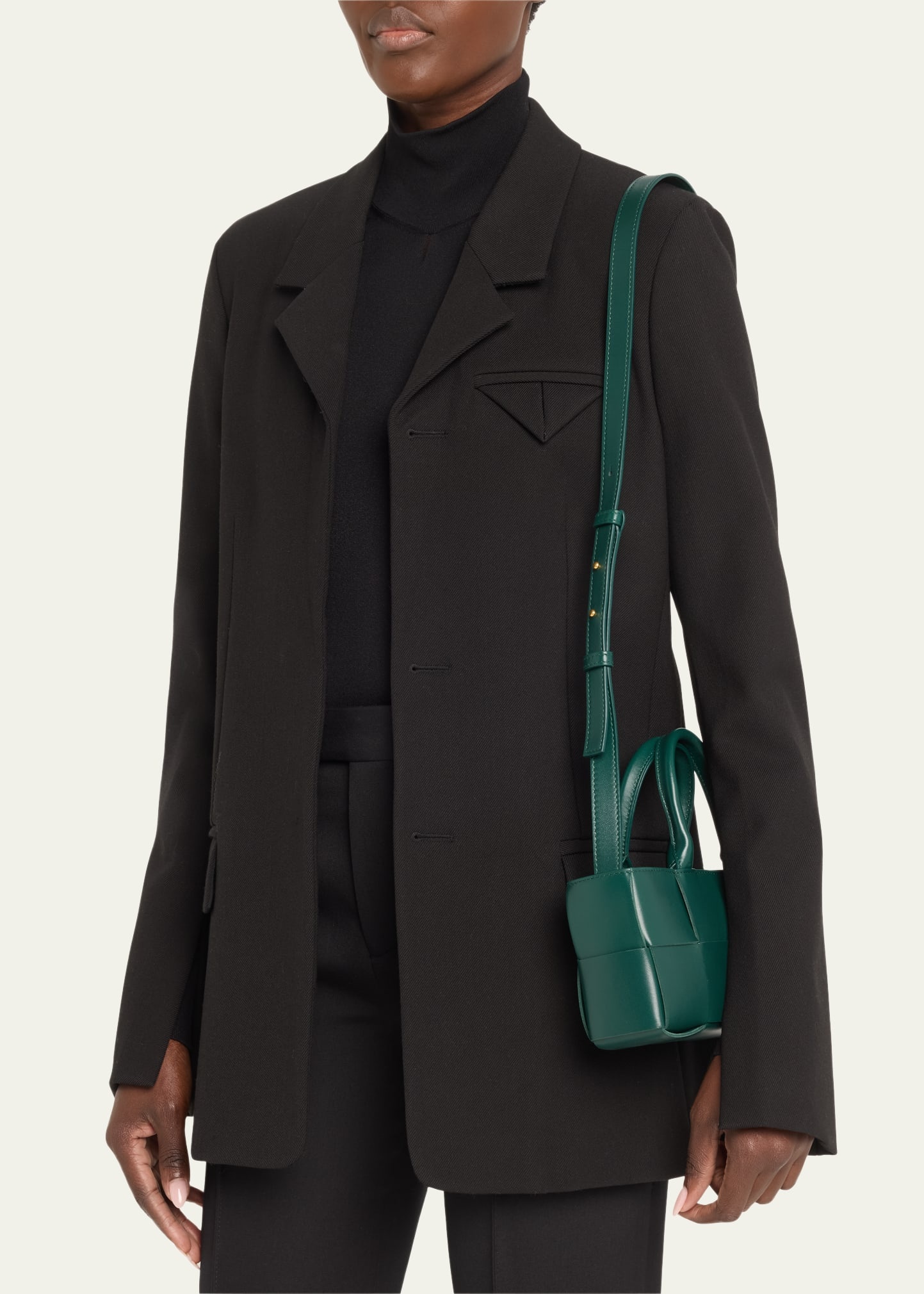 Arco Mini Intreccio East-West Tote Bag - 2