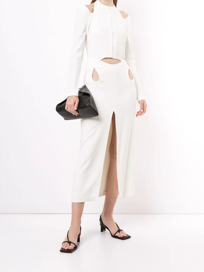 Dion Lee layered cut-out dress outlook